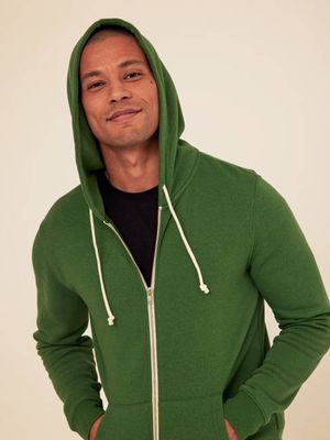 Triblend Zip Fleece Hoodie