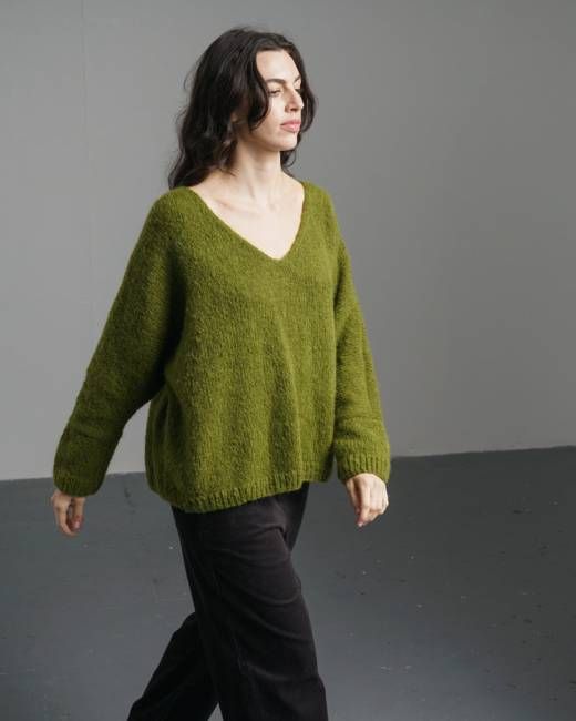 Leah V-neck Wool Jumper