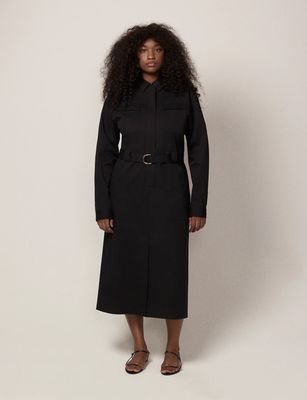 Belted Utility Dress | Black