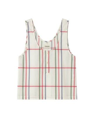 Loose checkered Justine top