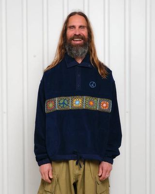 Polite Pullover - Indigo Corduroy