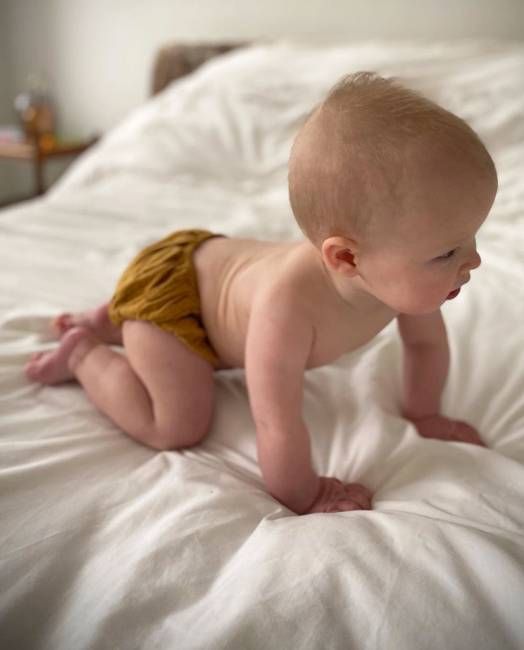 Gabriel Organic Cotton Baby Knickers In Sun