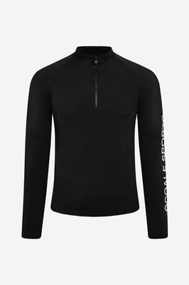 NUSA LYCRA SURF T-SHIRT BLACK