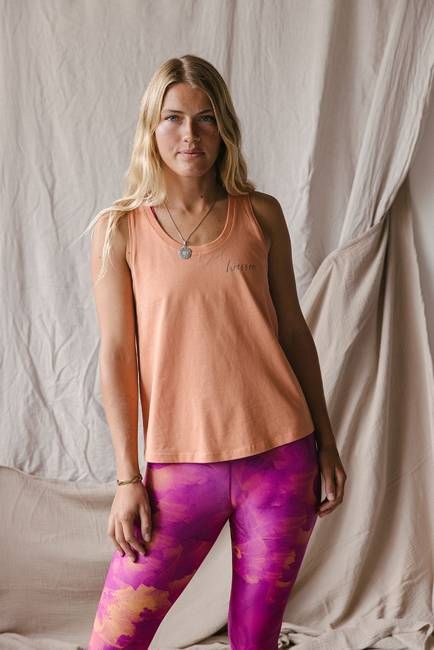 Tanktop Koraal Oranje - Hoessee