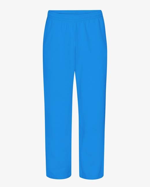 Organic Straight Leg Sweatpants - Pacific Blue