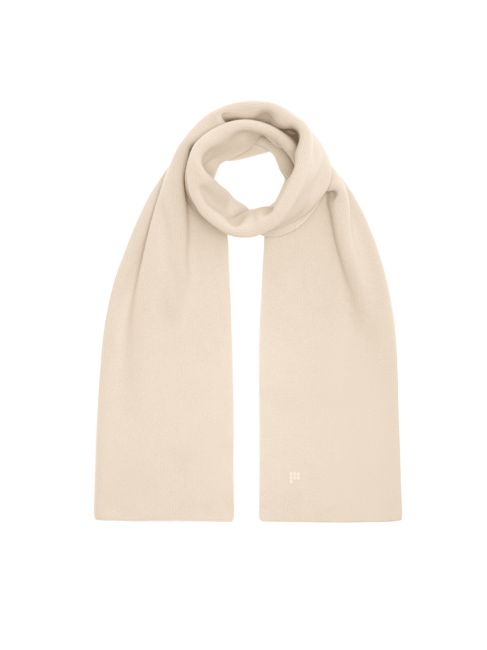 Recycled Cashmere Scarf—ecru ivory