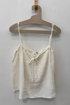 Sample Sale Sofia Top in White Gauze