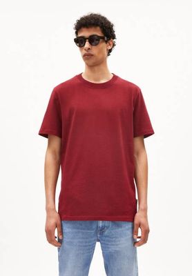 MAARKOS T-SHIRT | dunkelrot