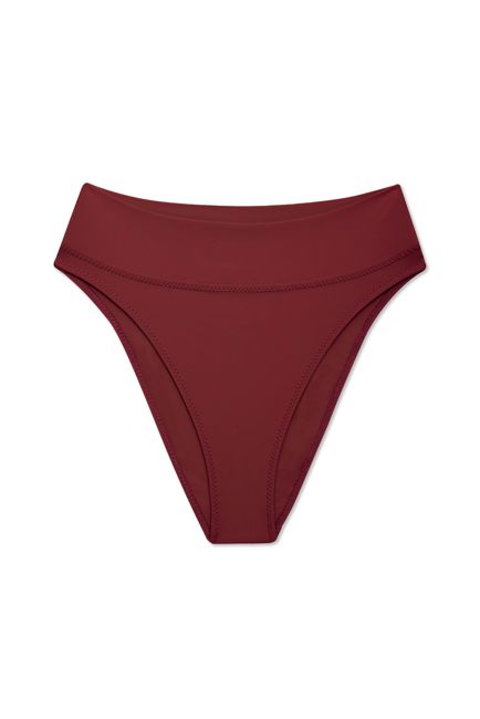 High Kick Brief in Garnet
