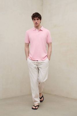 PINK TEDAN POLO SHIRT