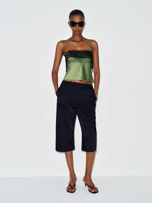 Slyvette Satin Top