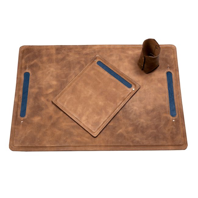 Custom Leather Desk Set