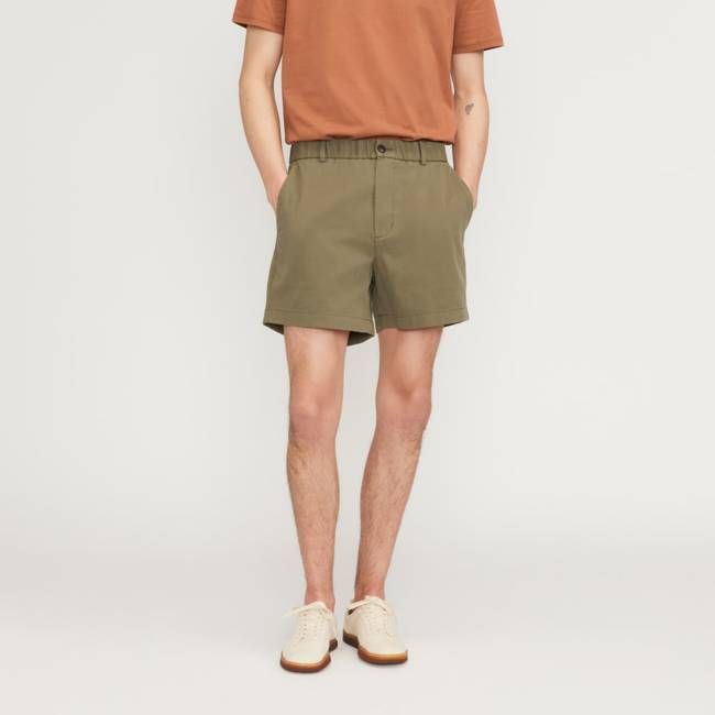 The Pull-On Performance Chino 5" Short | Kalamata