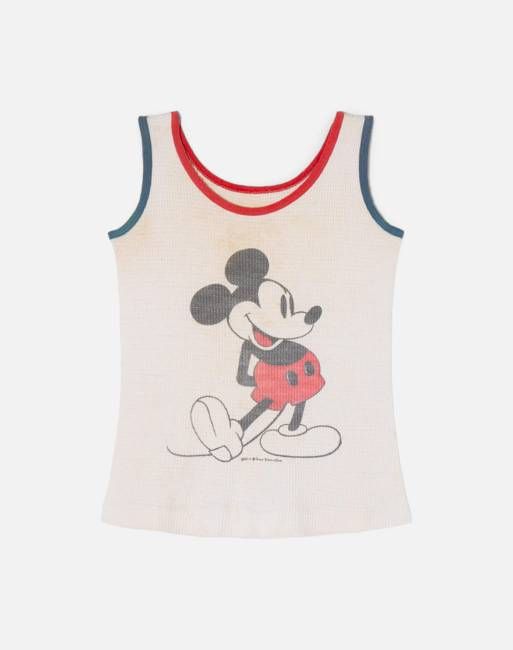 Vintage 60s Mickey Waffle Tank - #1515