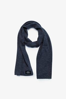 NAVY BLUE THICK SCARF