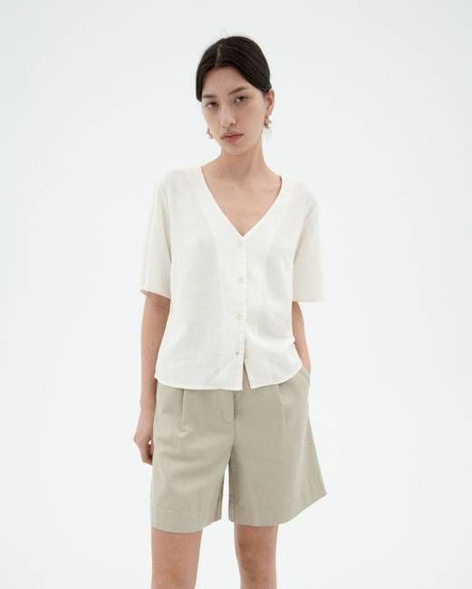 White hemp Libelula blouse
