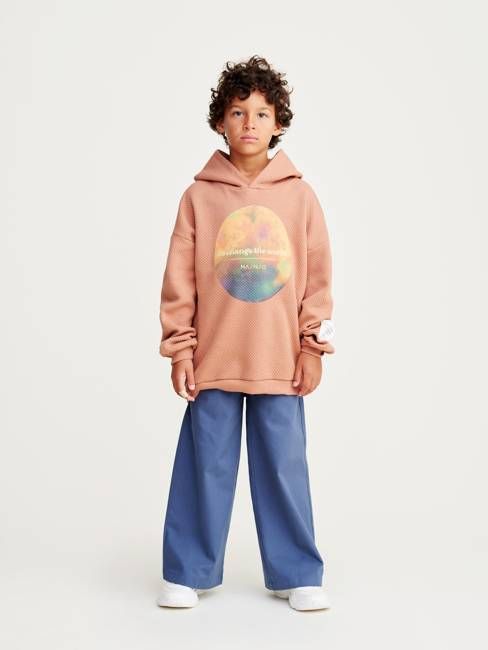 Change the World -honeycomb hoodie, kids