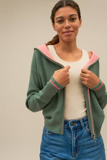 Ingrebourne High Collar Merino Knit