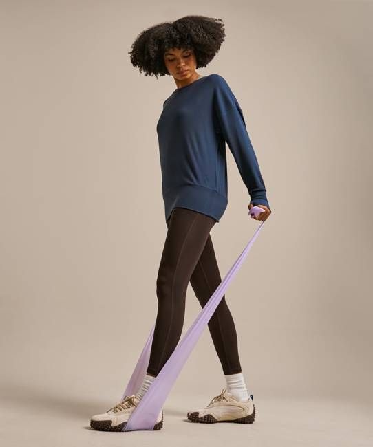 Cross Strap Open Back Long Sleeve Top