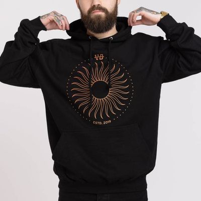 Vintage Sun Graphic Hoodie (Unisex)