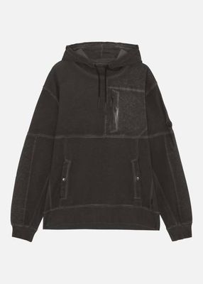 RELAXED HOODIE DARK GREY
