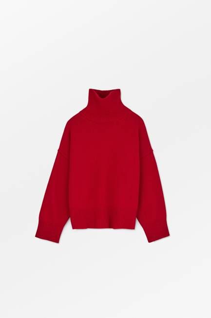 Silene t-neck - Aurora red