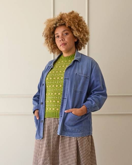 Fair Isle Vest | Zingy Green