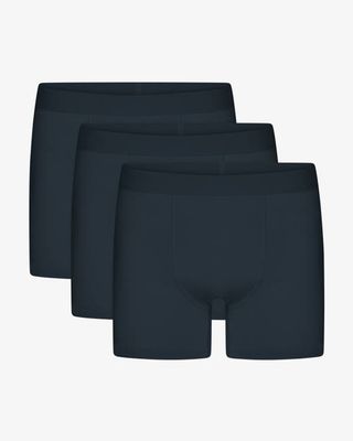 Organic Boxer Briefs 3 Pack - Petrol Blue