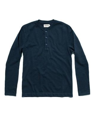 The Heavy Bag Henley in Navy