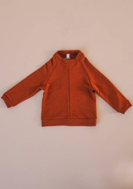Archie Baby Fleece Sweatshirt - Rust
