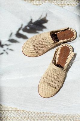 Woven Slide - Natural