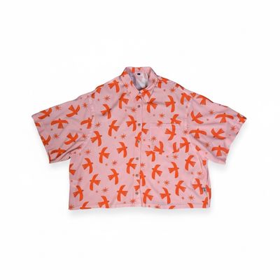 T-SHIRT PAZ ROSA AVES