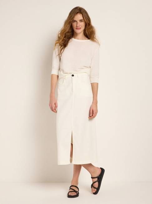 skirt with slit (GOTS)