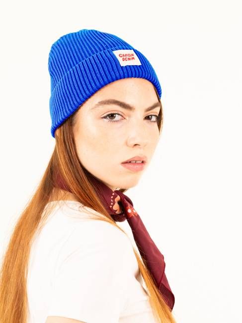 Capitan Denim Blaue Unisex-Kappe