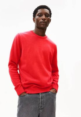 LOUKAA STRICKPULLOVER | marsrot