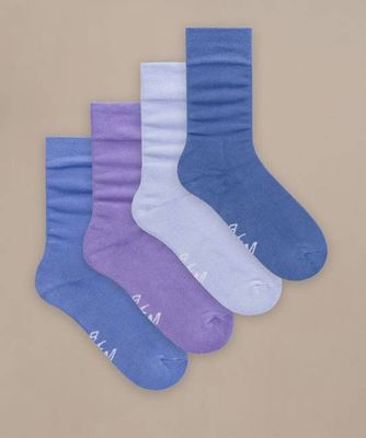 Womens Active Socks - 4 Pack -Size 4-7