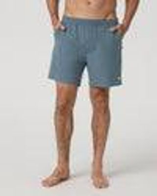 Maverick Volley Short Lined | Men's Blue Sea Hybrid Shorts | Vuori