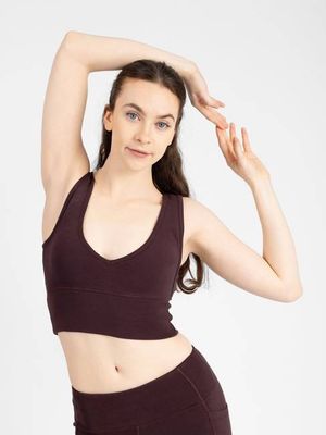 PlantTec™ Organic Reversible Crop Tank | Espresso