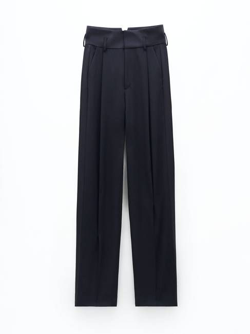 High Waist Tuxedo Trousers
