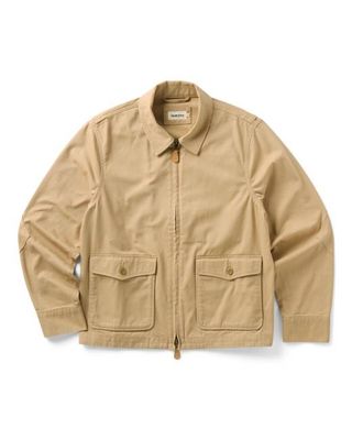 The Airman Jacket in Organic Khaki Foundation Twill