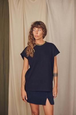 Organic Cotton Black Basic Tee