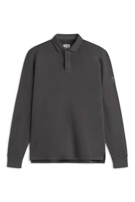 DARK GREY BRENDAN HOODIE POLO