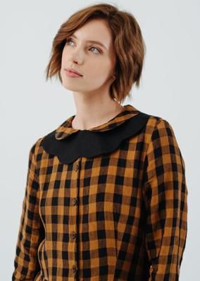 Magnolia Collar, Linen