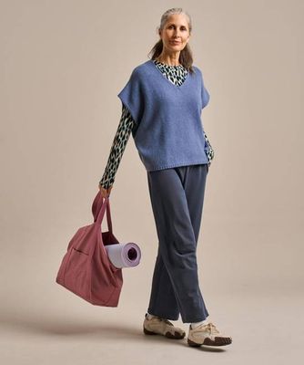 Sleeveless Boxy Layering Knitted Top