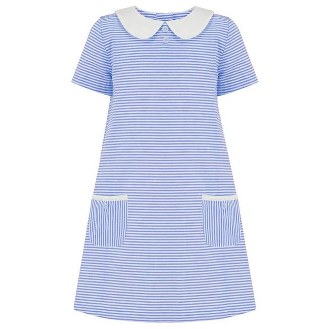 [Re:Coat] Carnaby Girls Dress - Nautical Stripe