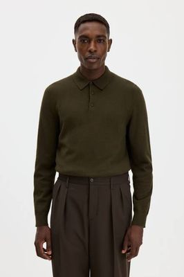 Gestricktes Poloshirt