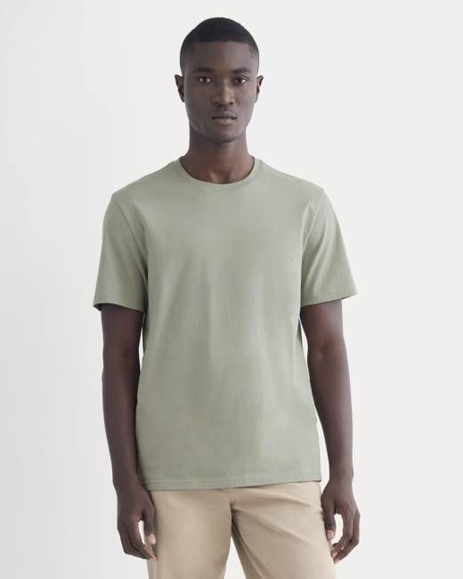 The Essential Organic Crew | Sage Green