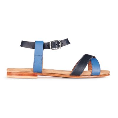 The Isabela in Denim Blue and Lagoon ~ Super Wide