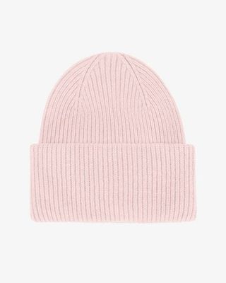 Merino Wool Hat - Faded Pink
