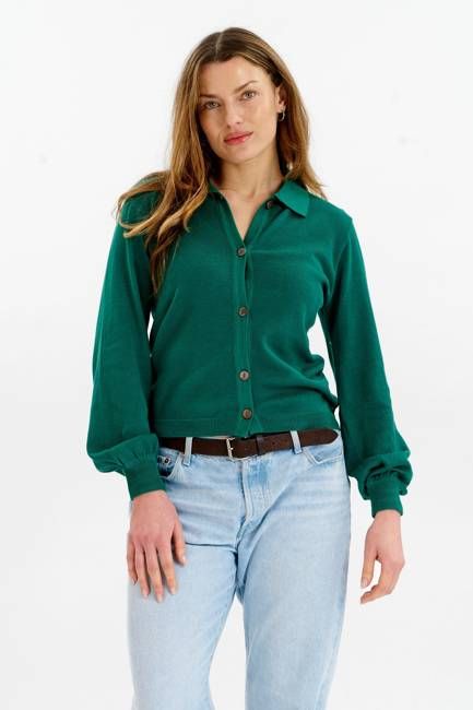 NANI Organic Cotton Cardigan - Green